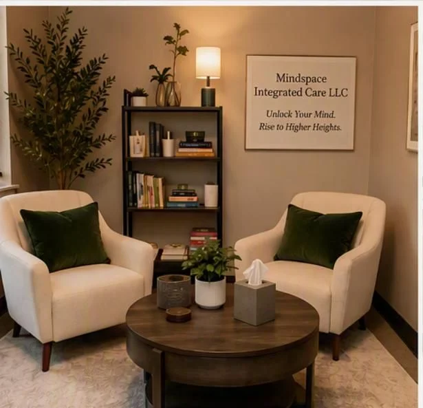 Comfortable chairs in the Mindspace Integrated Care office