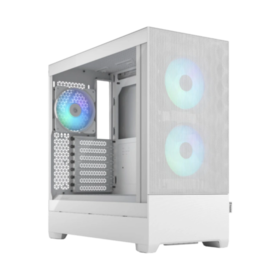 Frontier gaming computer case in white