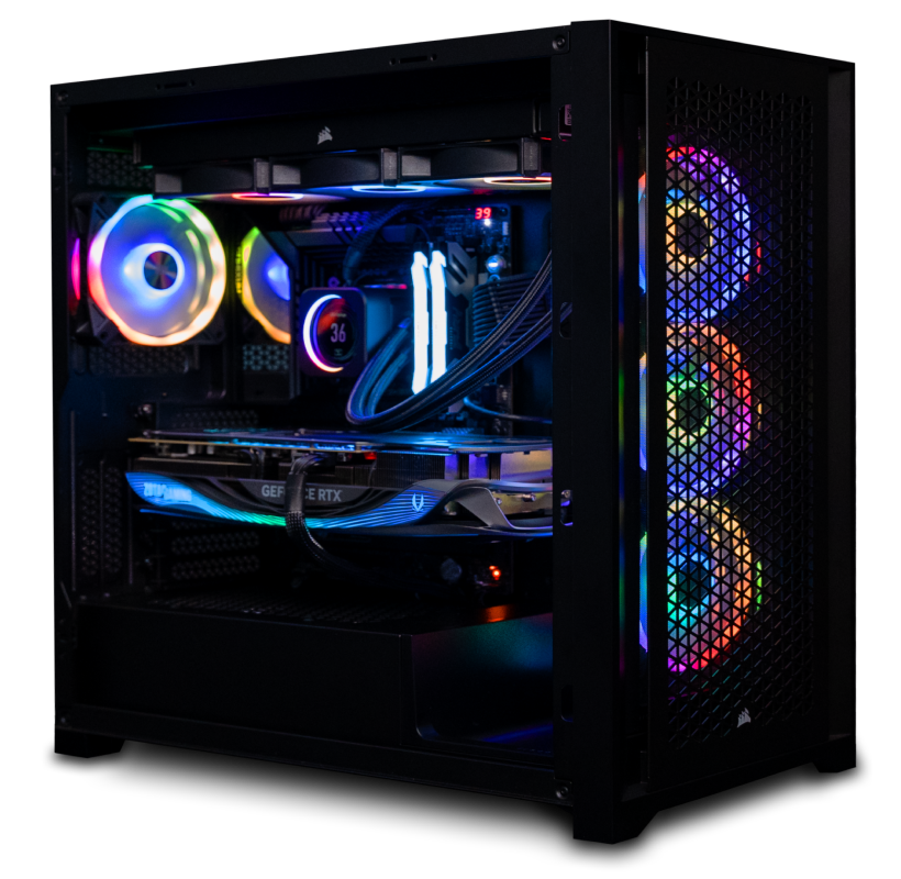 Custom Build, tailor your tech with our custom system builder, selecting high-performance components for your ideal setup.
