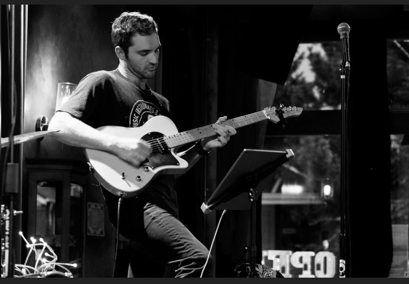 A poster for Jason Greenlaw Pat Metheny Tribute  event