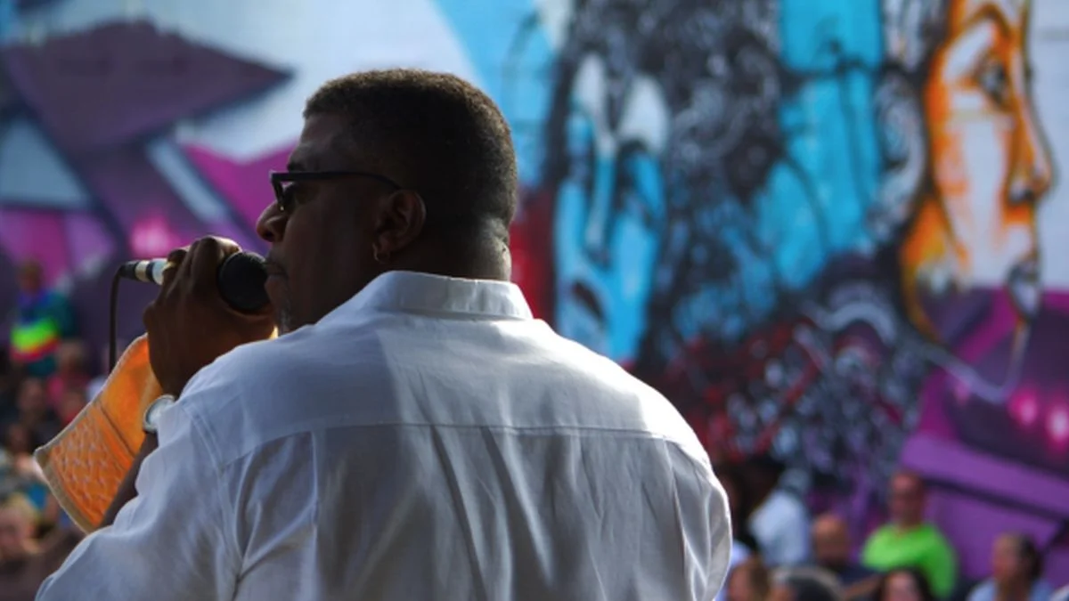 A poster for City Park Jazz: Conjunto Colores w/ Rasta Salsa event