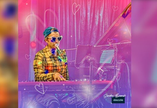 A poster for Dazzle Brunch with Adam Bodine event