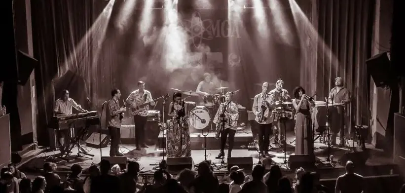 A poster for City Park Jazz 2025: ATOMGA event