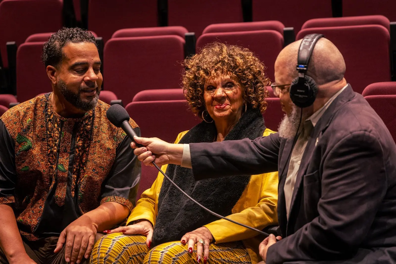 Malik Robinson, Cleo Parker Robinson, and Steve Chavis