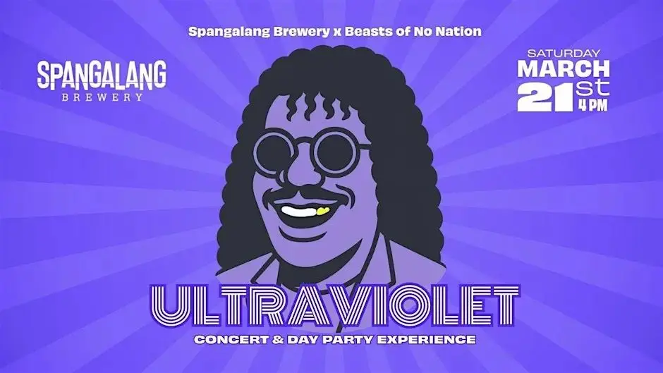 A poster for Ultraviolet Concert & Day Party event