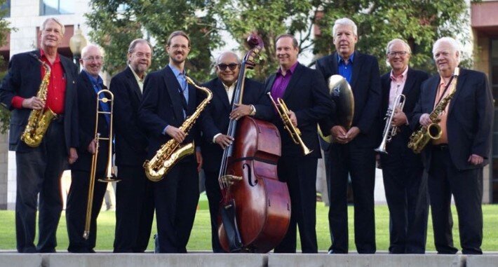 A poster for Hot Tomatoes Dance Orchestra: Swing Into Spring  event