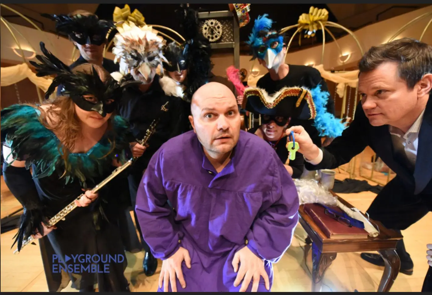 A poster for The Playground Ensemble event