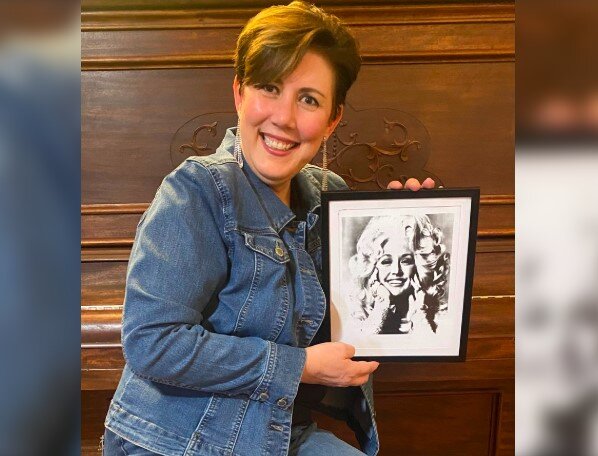 A poster for Throwback Friday: Dolly Parton  event