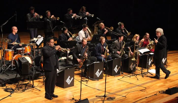 A poster for Lamont Jazz Orchestra event