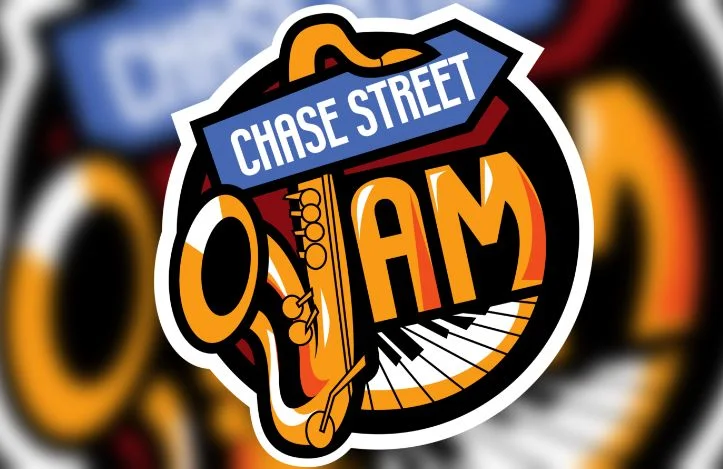 A poster for Chase Street Jam event