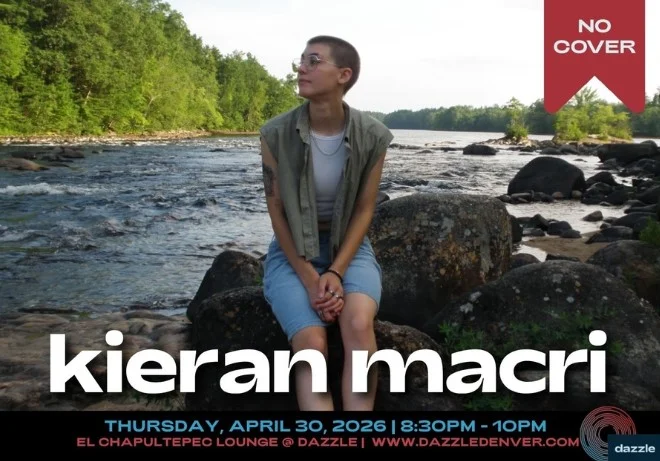 A poster for El Chapultepec Lounge presents: kieran marci event