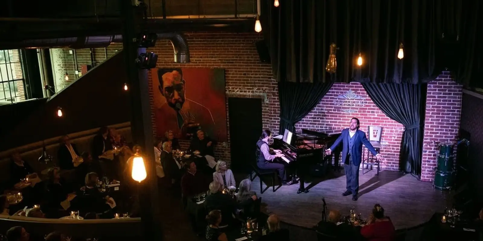 A poster for Opera Colorado Sip & Sing @ Nocturne event