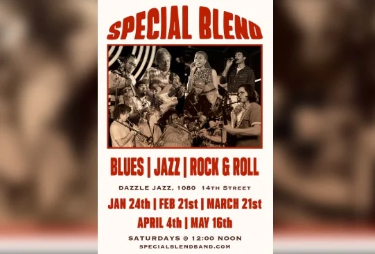 A poster for Kids' Matinee: Special Blend  event