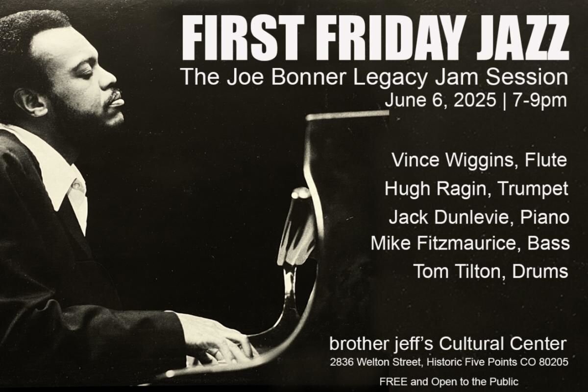 A poster for Friday Night Jazz: The Joe Bonner Legacy Jam Session event