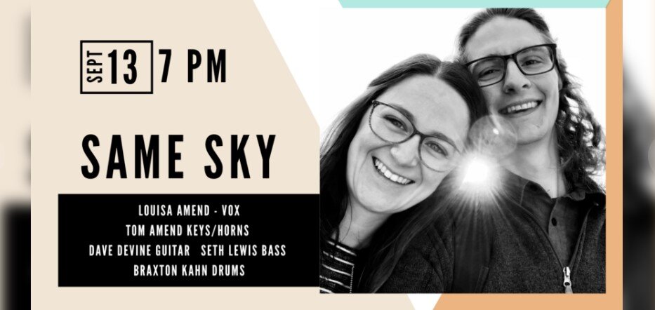 A poster for Same Sky event