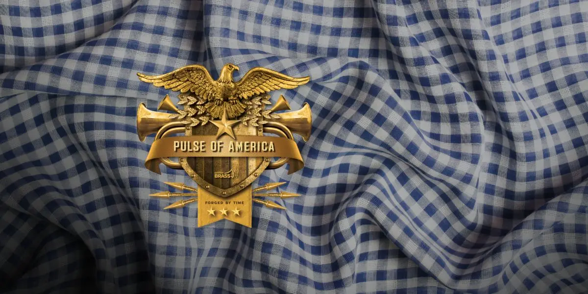 A poster for Denver Brass: Pulse of America event