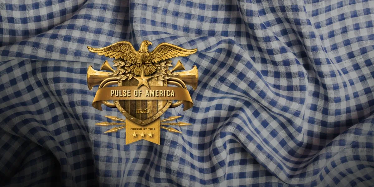 A poster for Denver Brass: Pulse of America event