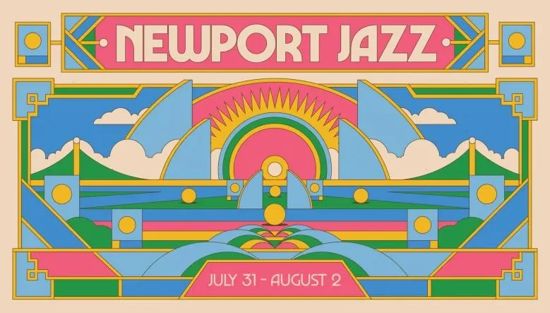 A poster for Newport Jazz Festival event