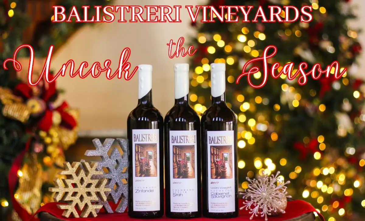 A poster for Uncork the Season at Balistreri Vineyards event