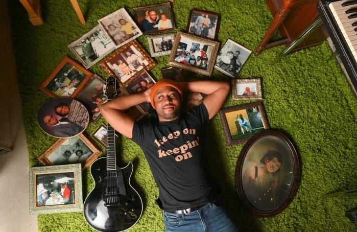 A poster for Dan Wilson Organ Trio event