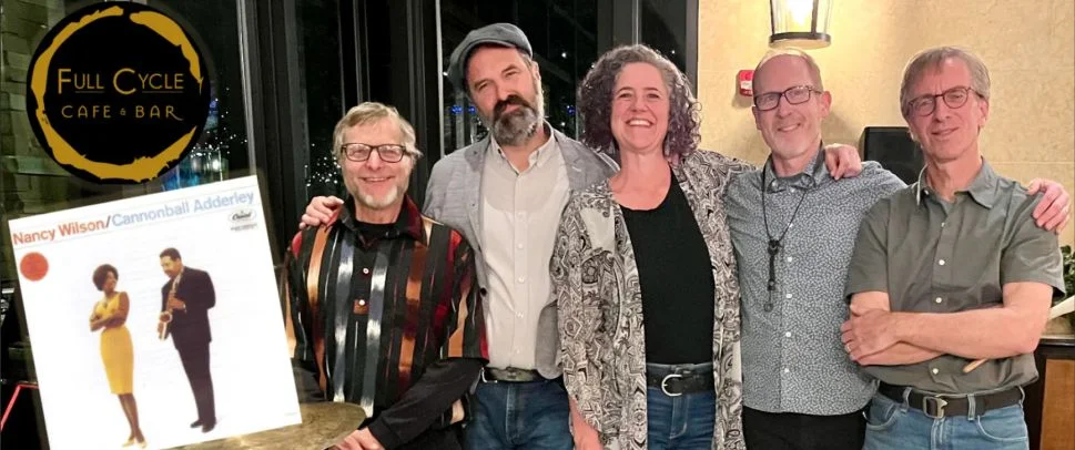 A poster for Jazz Supper Club Series | The Nice Work Jazz Ensemble event