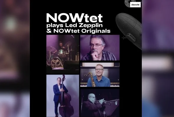 A poster for NOWtet: Playing Led Zeppelin and Original Compositions event