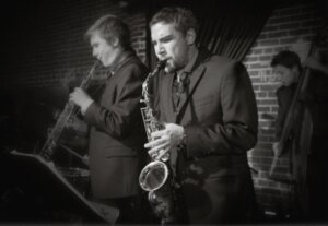 A poster for Daryl Gott Quartet plays Art Pepper event