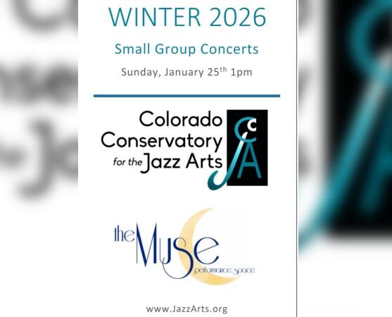 A poster for Colorado Conservatory for the Jazz Arts event