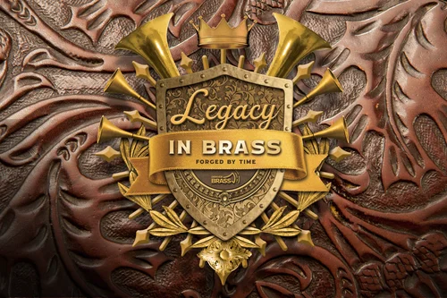 A poster for Legacy in Brass event