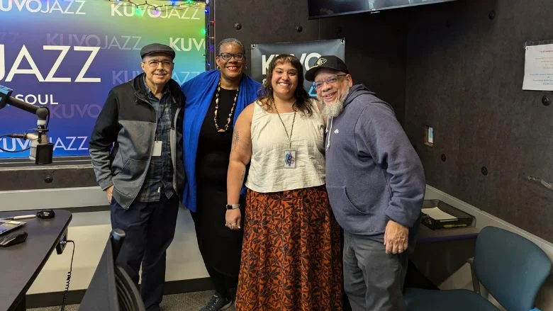 From the left: Carlos Lando, Chloé Duplessis, Abi Clark, & Steve Chavis