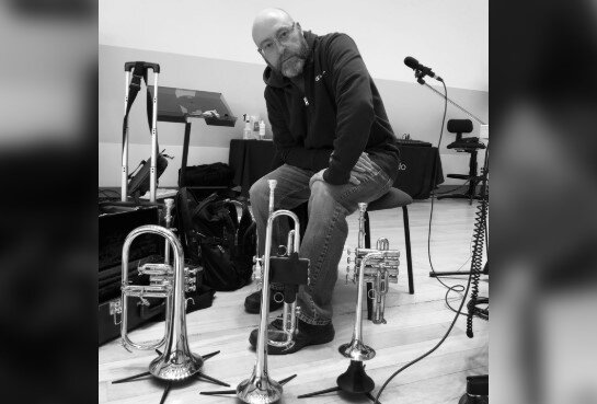 A poster for Creative Music Works: Glen Whitehead event