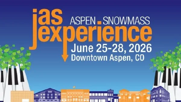 A poster for JAS Aspen Snowmass June Experience 2026 event