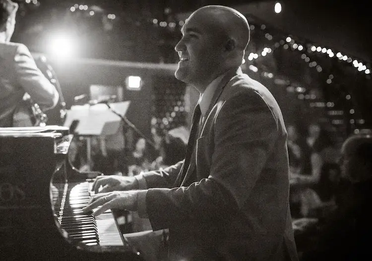 A poster for Ben Markley Quintet feat. Jared Hall event