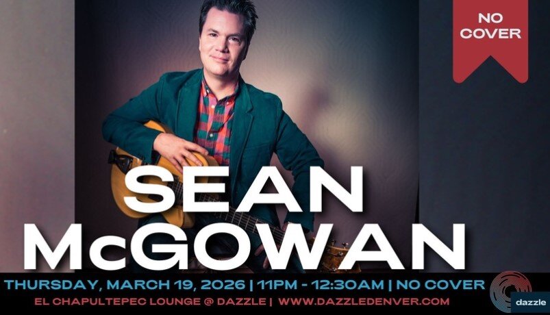 A poster for El Chapultepec Lounge presents: Sean McGowan event