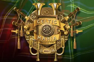A poster for Celtic Mania event