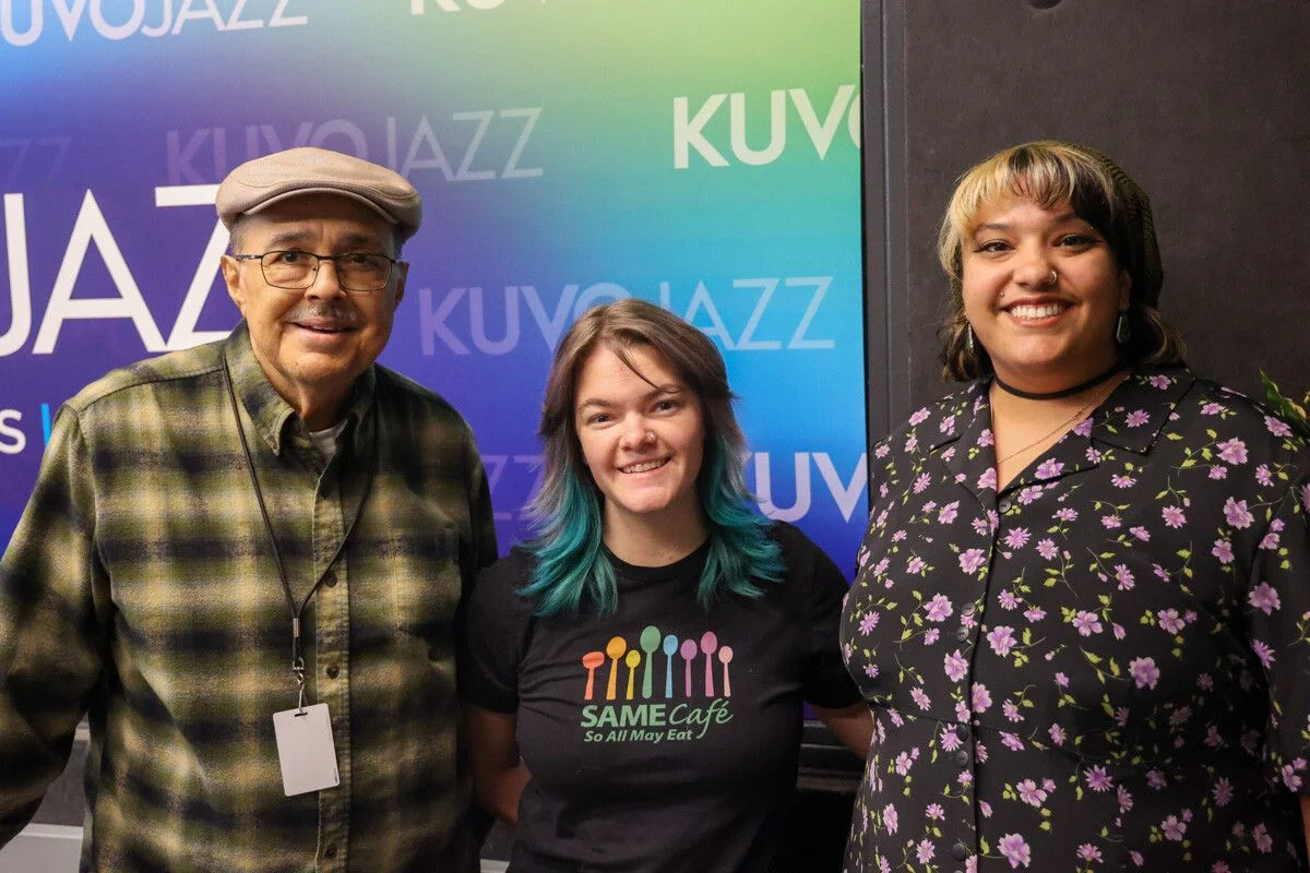 Carlos Lando, Amelia Warriner, and Abi Clark