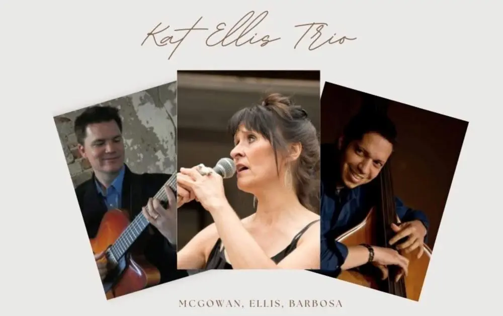 A poster for JAZZ SUPPER CLUB SERIES | The Kat Ellis Trio event