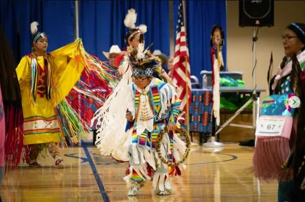 A poster for 32nd Annual Spring Contest Powwow and Art Market event