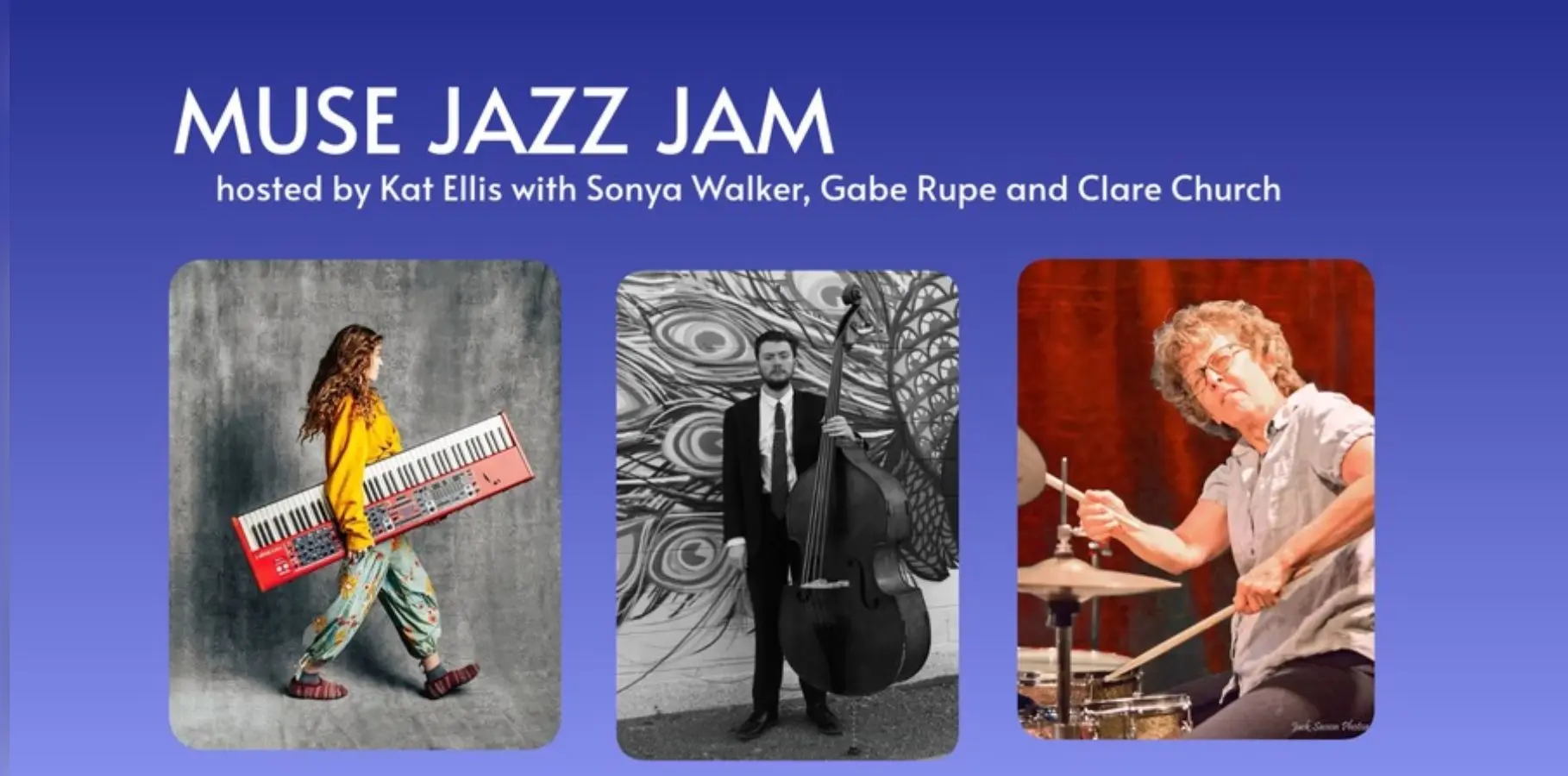 A poster for Muse Jazz Jam event