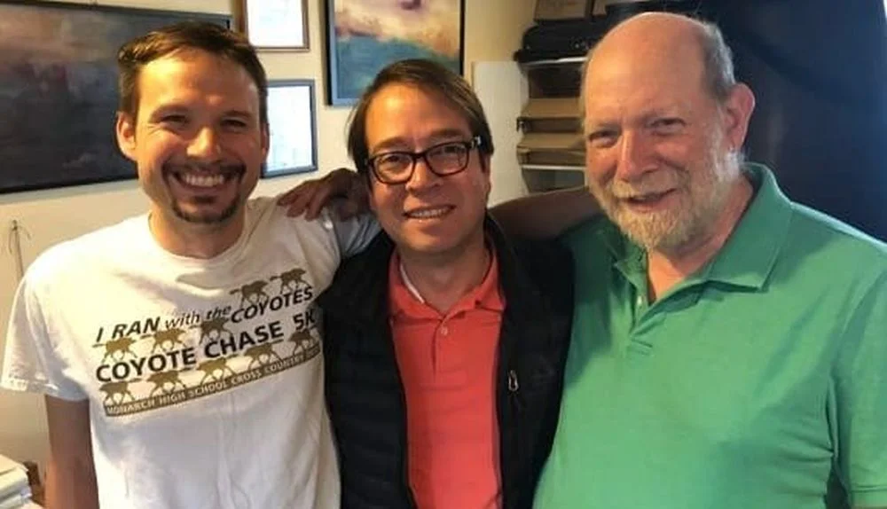 Drew Heller, Gonzalo Teppa, with Art Lande courtesy of Boulder Jewish News