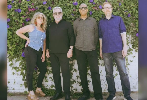 A poster for "Dear Miss Dearie" The Music of Blossom Dearie feat. Dawn Clement, Jeff Hamilton, John Clayton and Steve Kovalcheck event