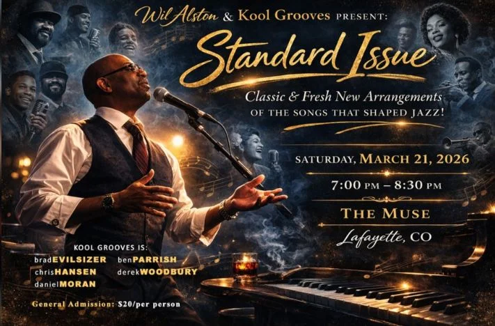A poster for Wil Alston & Kool Grooves event