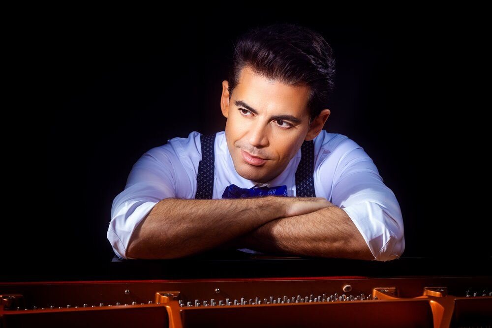 A poster for The CJRO presents Blue Eyes & Beyond with Tony DeSare event