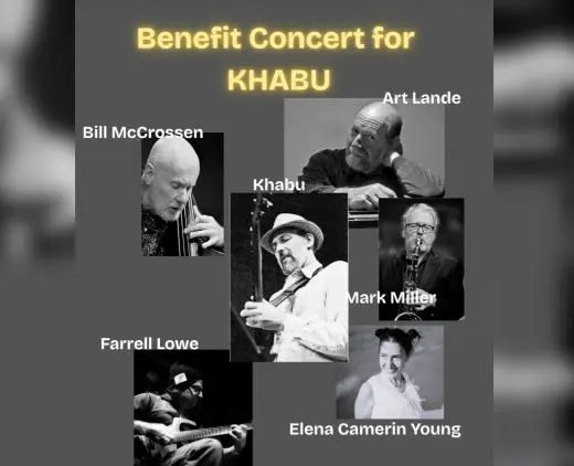 A poster for Benefit Concert for KHABU event