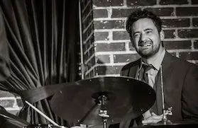 A poster for Brian Claxton Trio event