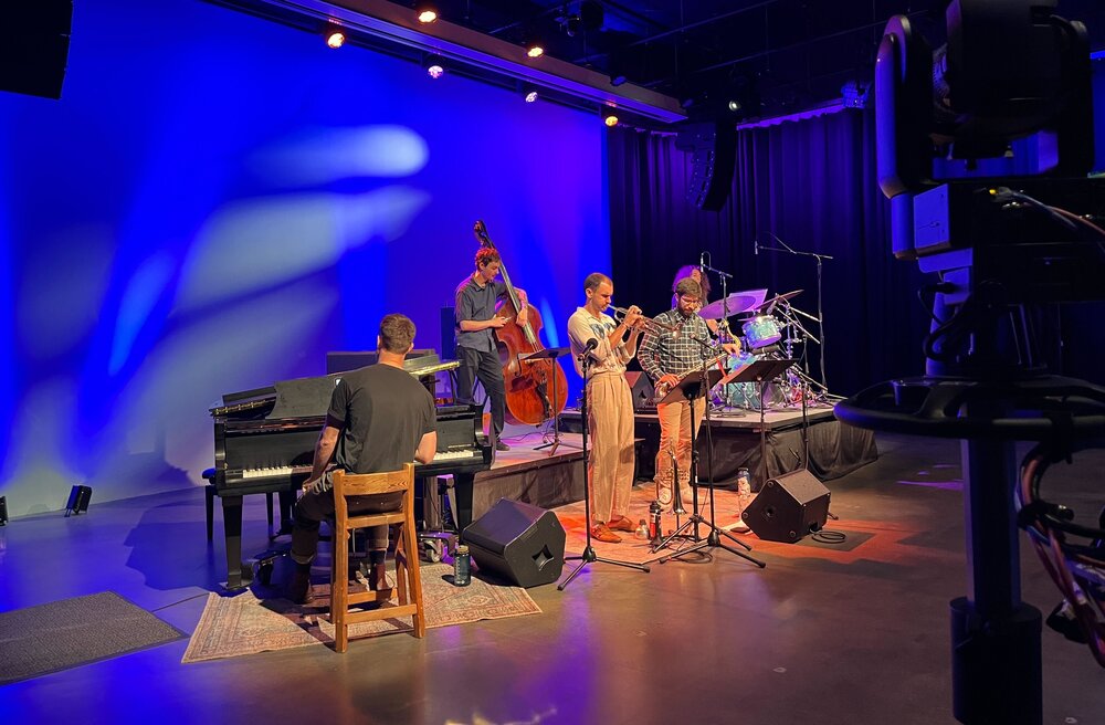 Five-piece jazz ensemble