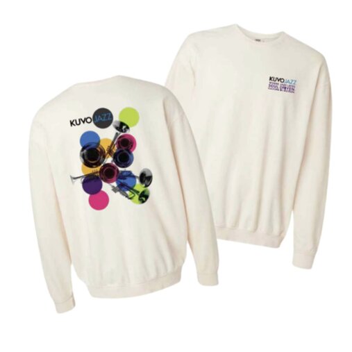KUVO winter pledge sweatshirt