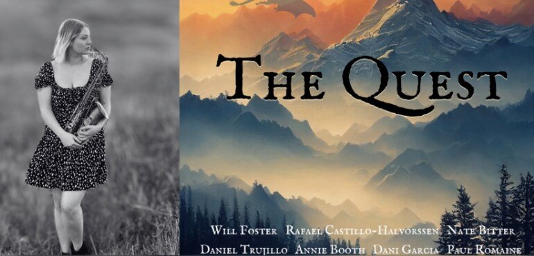 A poster for Alex Loran: 'The Quest' Album Release  event