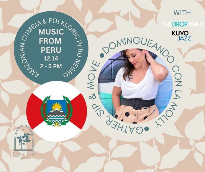 A poster for Domingueando Con La Molly event