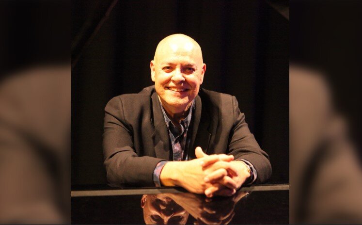 A poster for Dave Hanson Quartet  'Blues Sky' Release  event